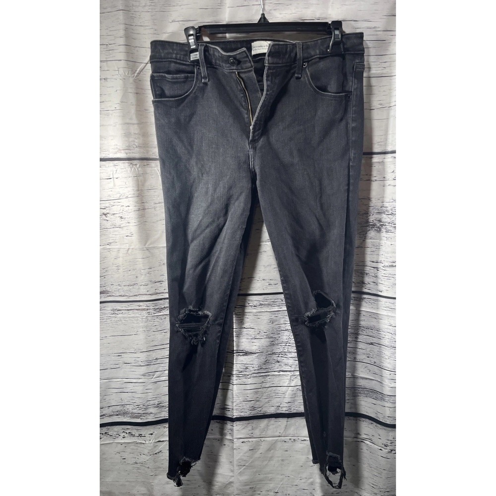 Abercrombie & Fitch High Rise Super Skinny Denim Jeans Size 31/12